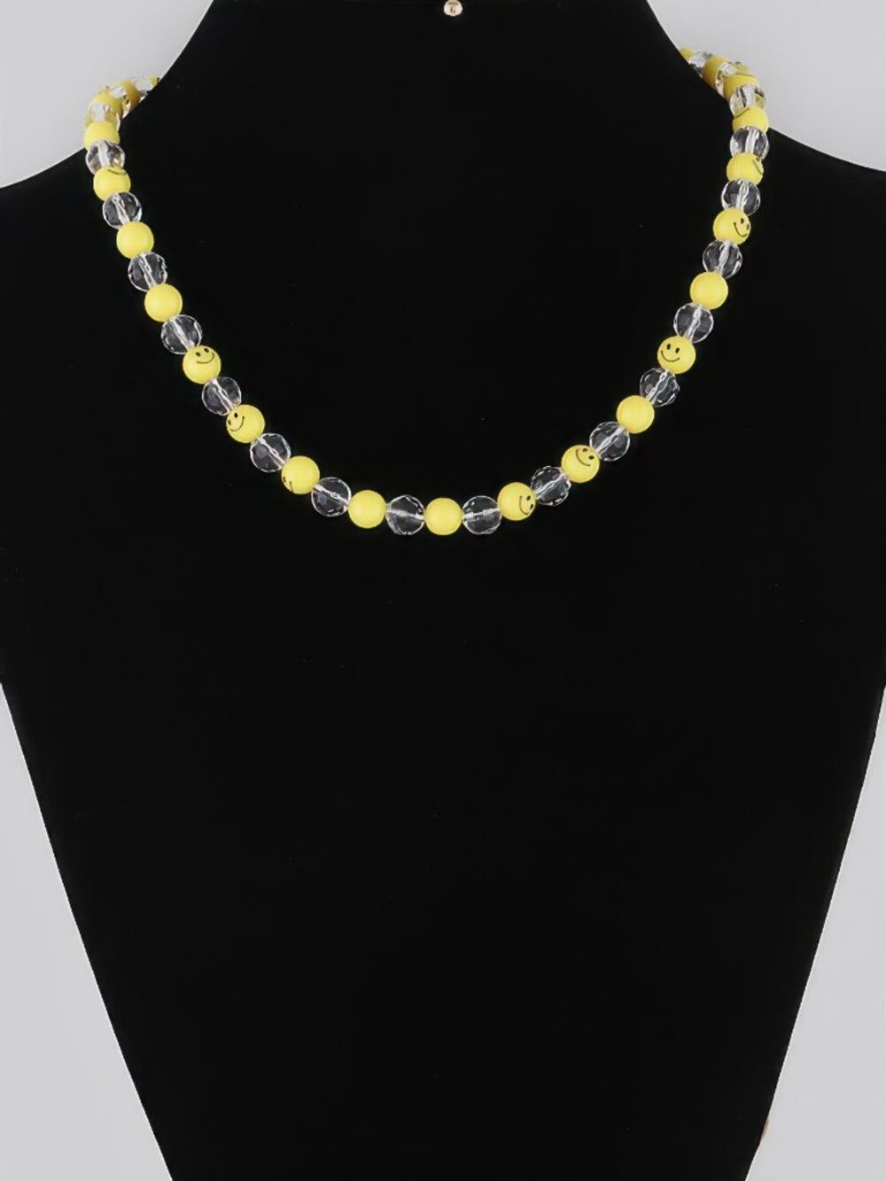 Beaded Smiley Face Necklace